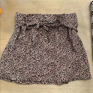 Leopard Print Skirt American Eagle